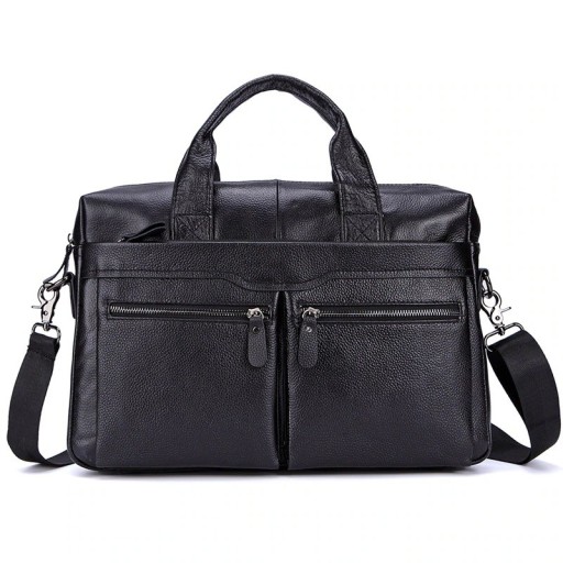 Herre laptoptaske i læder