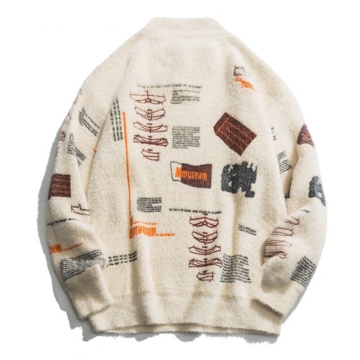 Herre pelset sweater