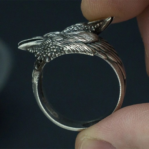 Herre ravn ring