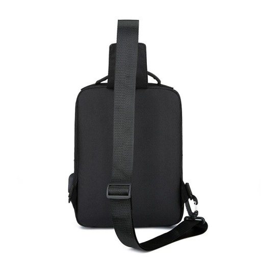 Herre skuldertaske med USB-port T409