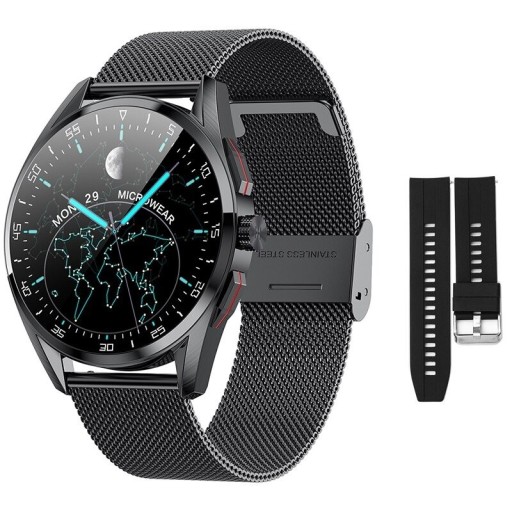 Herre smartwatch med udskiftningsrem K1423