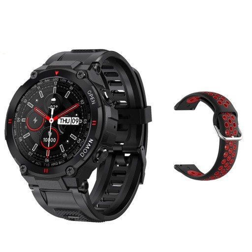 Herre smartwatch med udskiftningsrem K1449