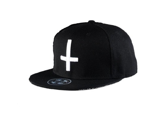 Herre snapback med kryds T113