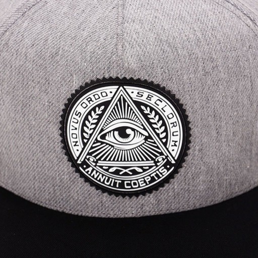 Herre snapback med øje