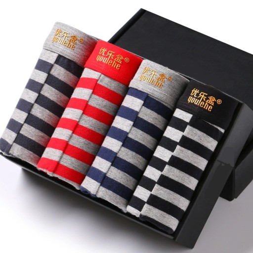 Herre stilfulde boxer shorts - 4 stk A1720