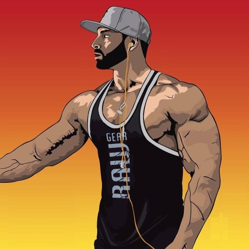Herre tanktop F1832
