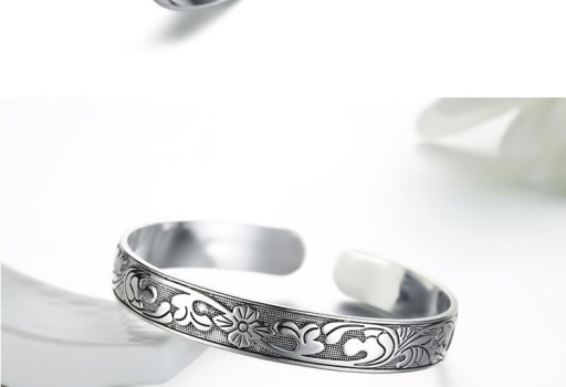 Herre vintage armbånd - sølv