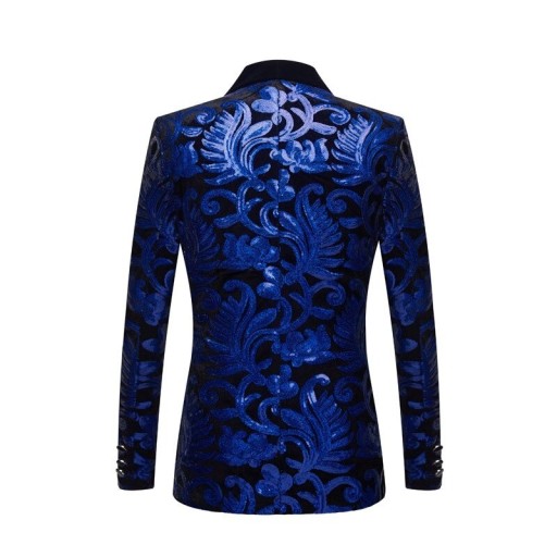 Herreblazer med pailletter