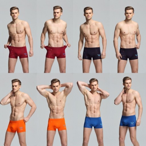 Herren-Boxershorts mit Sternen