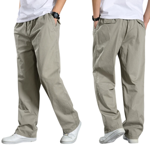 Herren Cargohose Baumwolle Freizeithose Arbeitshose Sommerhose Frühling Outdoorhose Bequeme Hose mit Taschen