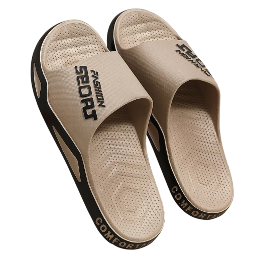 Herren-Hausschuhe mit atmungsaktiver Sohle Leichte, bequeme Schuhe für den Sommer Belüftete Hausschuhe Weiches Material Stilvolles, luftiges Design
