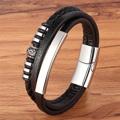 Herren-Lederarmband H283