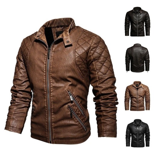 Herren-Lederjacke F1058