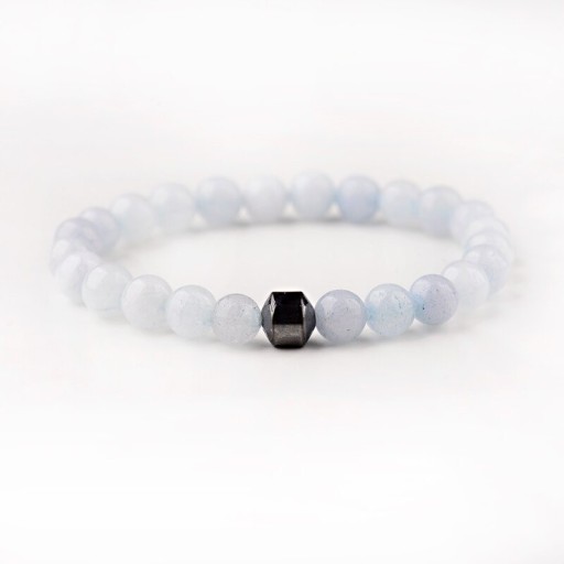 Herren-Perlenarmband mit Hämatit