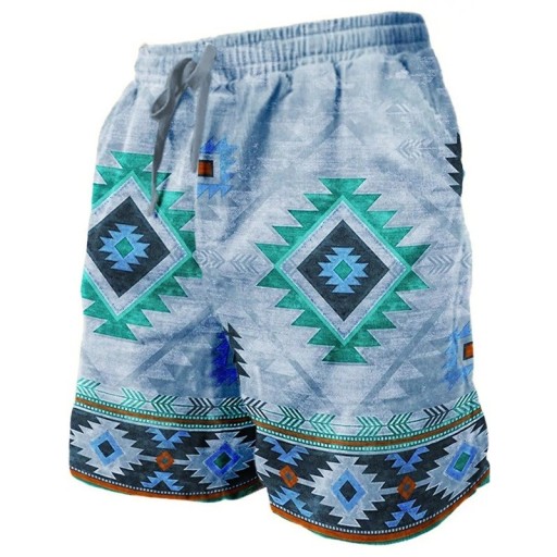 Herren Shorts Badehosen Polyester Einfarbig Ornamentdrucke Mit Kordelzug Mit Taschen Sommer Strand- und Poolmode