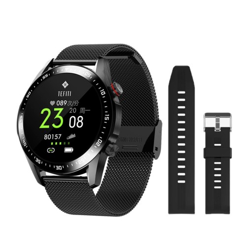 Herren-Smartwatch mit Ersatzarmband K1187