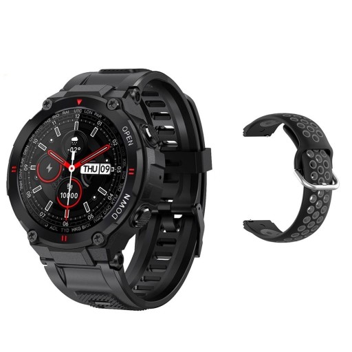 Herren-Smartwatch mit Ersatzarmband K1449