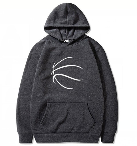 Herren-Sweatshirt mit Ballaufdruck