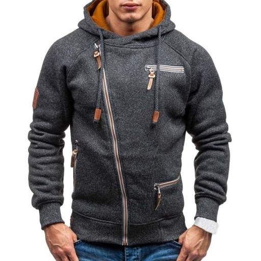 Herren-Sweatshirt mit Reißverschlüssen