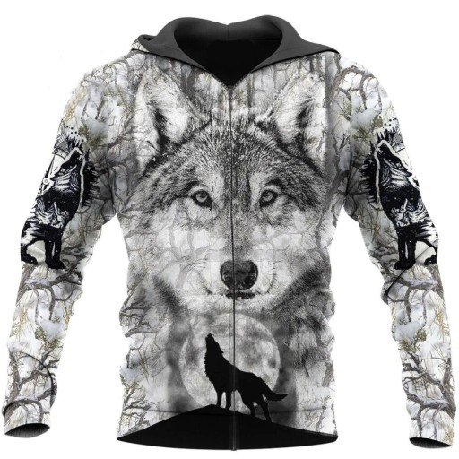 Herren-Sweatshirt Wolf F83