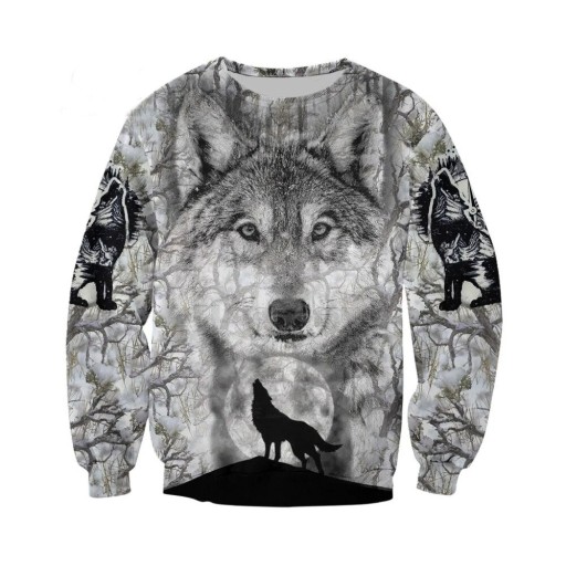 Herren-Sweatshirt Wolf F84