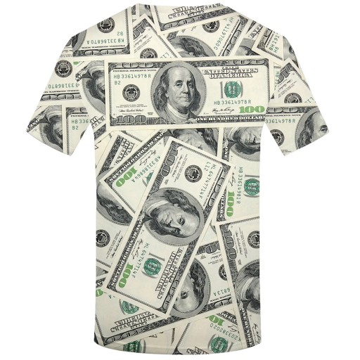 Herren-T-Shirt mit 3D-Druck – Dollars