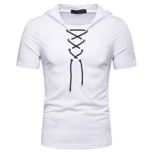 Herren-T-Shirt mit Kapuze T2080