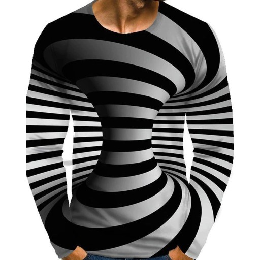 Herren-T-Shirt mit langen Ärmeln T2109