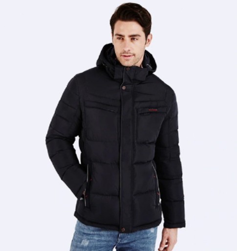 Herren-Winterjacke aus Baumwolle J2040