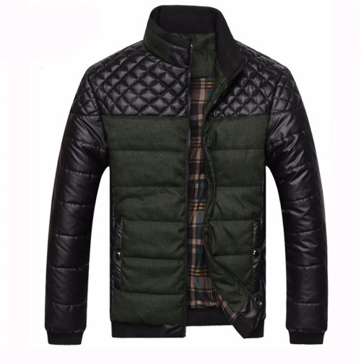 Herren-Winterjacke aus Leder J2069