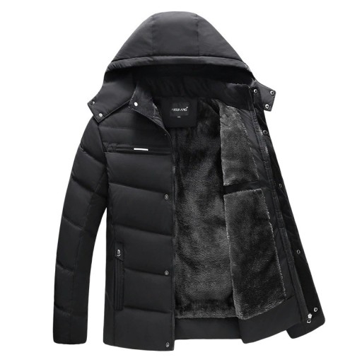 Herren-Winterjacke mit Kapuze A1802