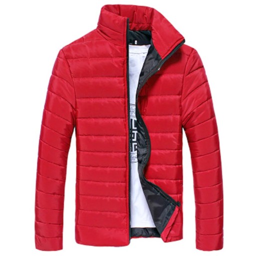 Herren-Winterjacke mit Kragen J2934