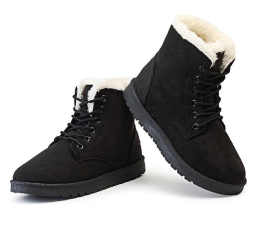 Herren-Winterstiefel mit Fell J2685