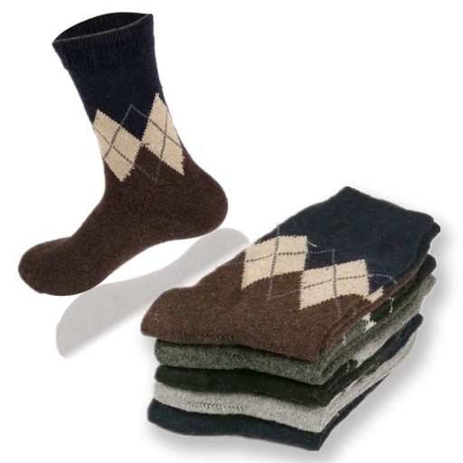 Herren-Wollsocken Kevin – 5 Paar