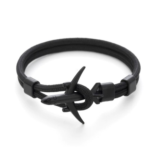 Herrenarmband mit einem Flugzeug