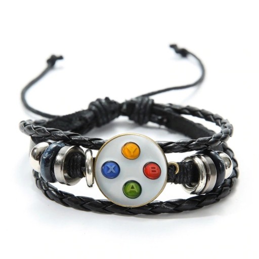 Herrenarmband mit Knöpfen