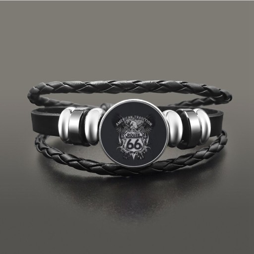 Herrenarmband Route 66