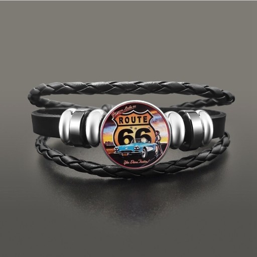 Herrenarmband Route 66