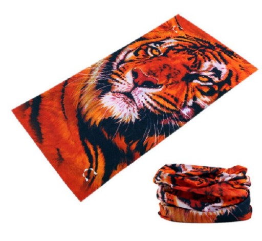 Herrenhalstuch mit Animal-Print J3376