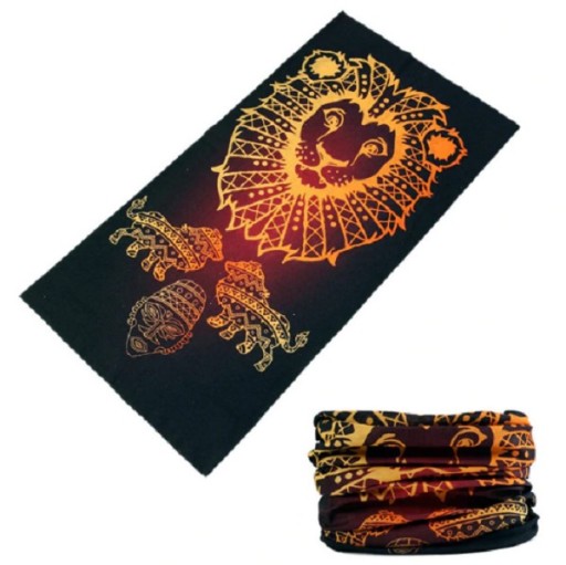 Herrenhalstuch mit Animal-Print J3376