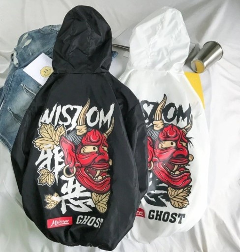 Herrenjacke mit Ghost Winston-Aufdruck J1412