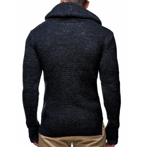 Herrenpullover mit Kragen F245