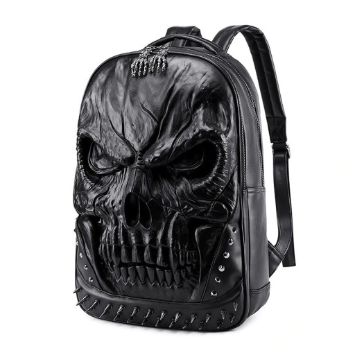 Herrenrucksack mit Totenkopf