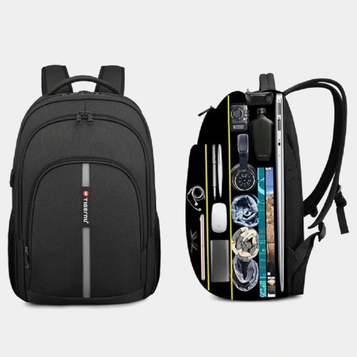 Herrenrucksack mit USB E996