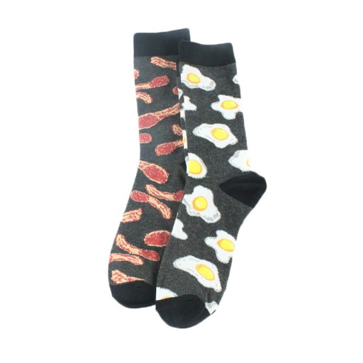 Herrensocken mit Food-Print