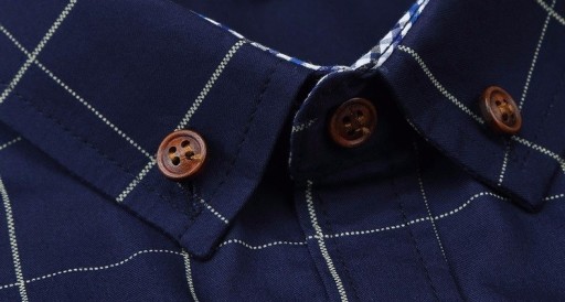 Herrenstylische Hemden - Blau J3342