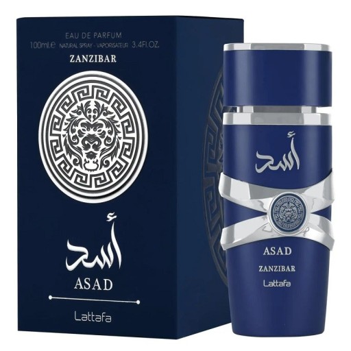 Herreparfume (Eau De Parfum) med feromoner 100 ml Asad Zanzibar for stærk tiltrækning og langvarig frisk duft