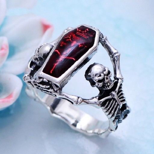 Herrering med skelet
