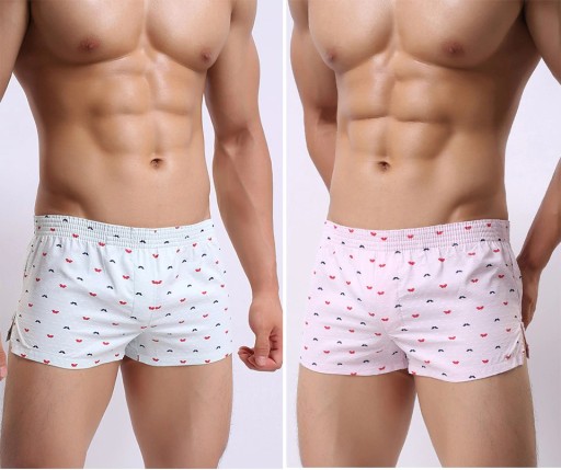 Herreshorts med print A1399