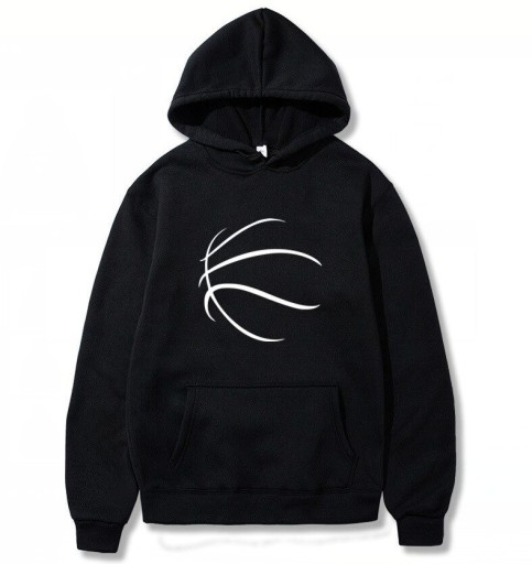 Herresweatshirt med boldprint